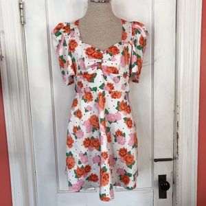 Zara milkmaid dress